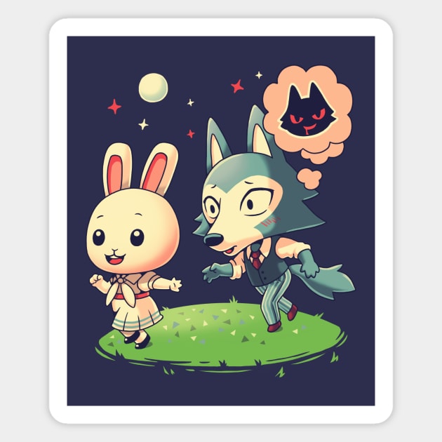 Beast Crossing Haru x Legoshi Furry Anime Kawaii Beastars Magnet TeePublic